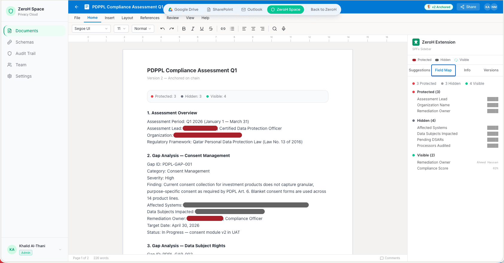 ZeroH Disclosure — Document Review